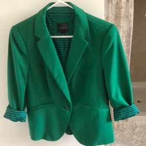 The limited green blazer